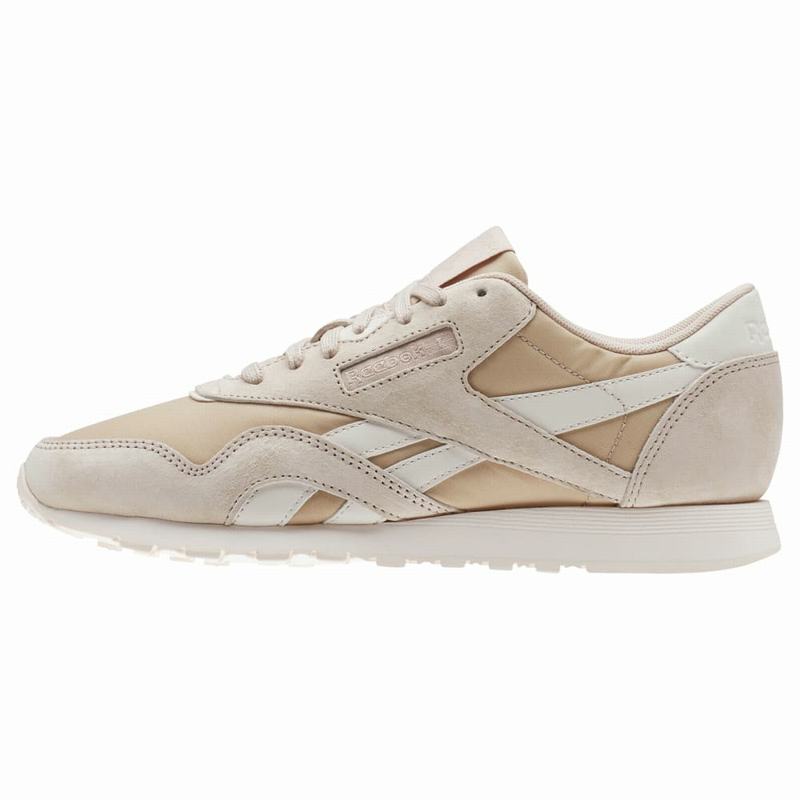 Tenisi Reebok Classic Nylon Dama Bej/Roz Romania HI3243SW
